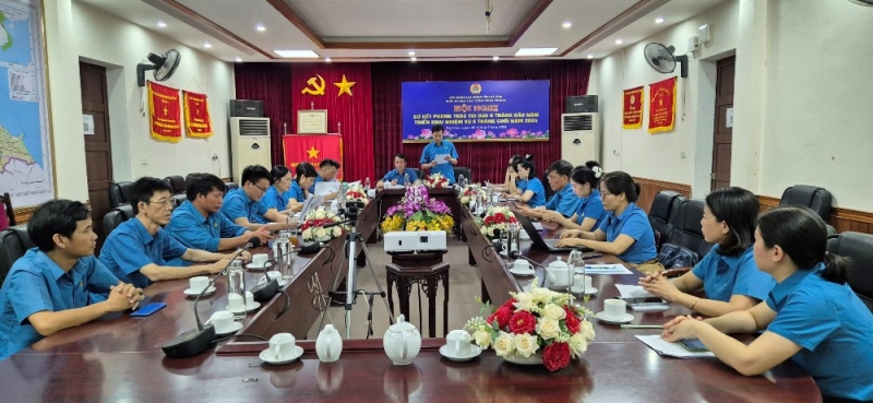 Khối thi đua các Công đoàn ngành sơ kết hoạt động 6 tháng đầu năm, triển khai nhiệm vụ 6 tháng cuối năm 2024